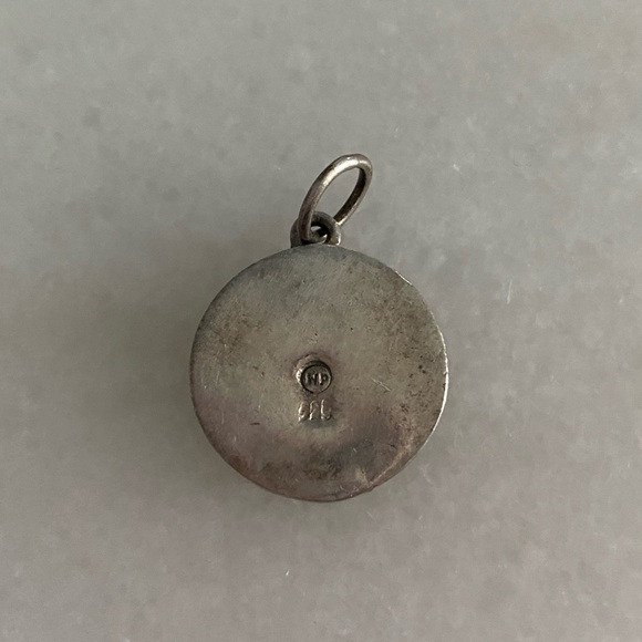 Waxing Poetic Cursive S necklace charm - Picture 2 of 3